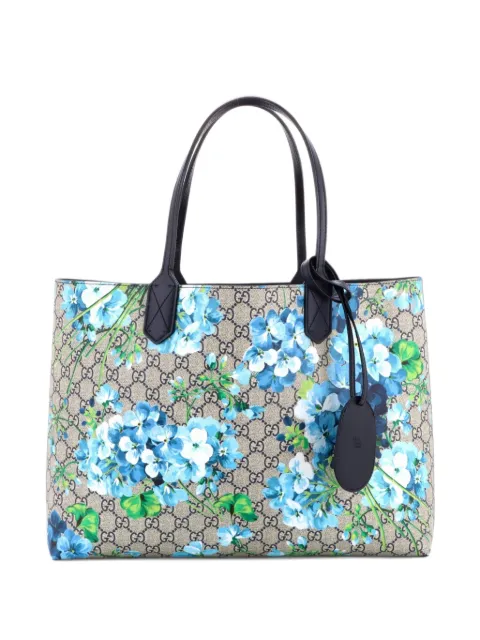 Gucci Pre-Owned Reversible Blooms GG Print Leather Medium tote bag