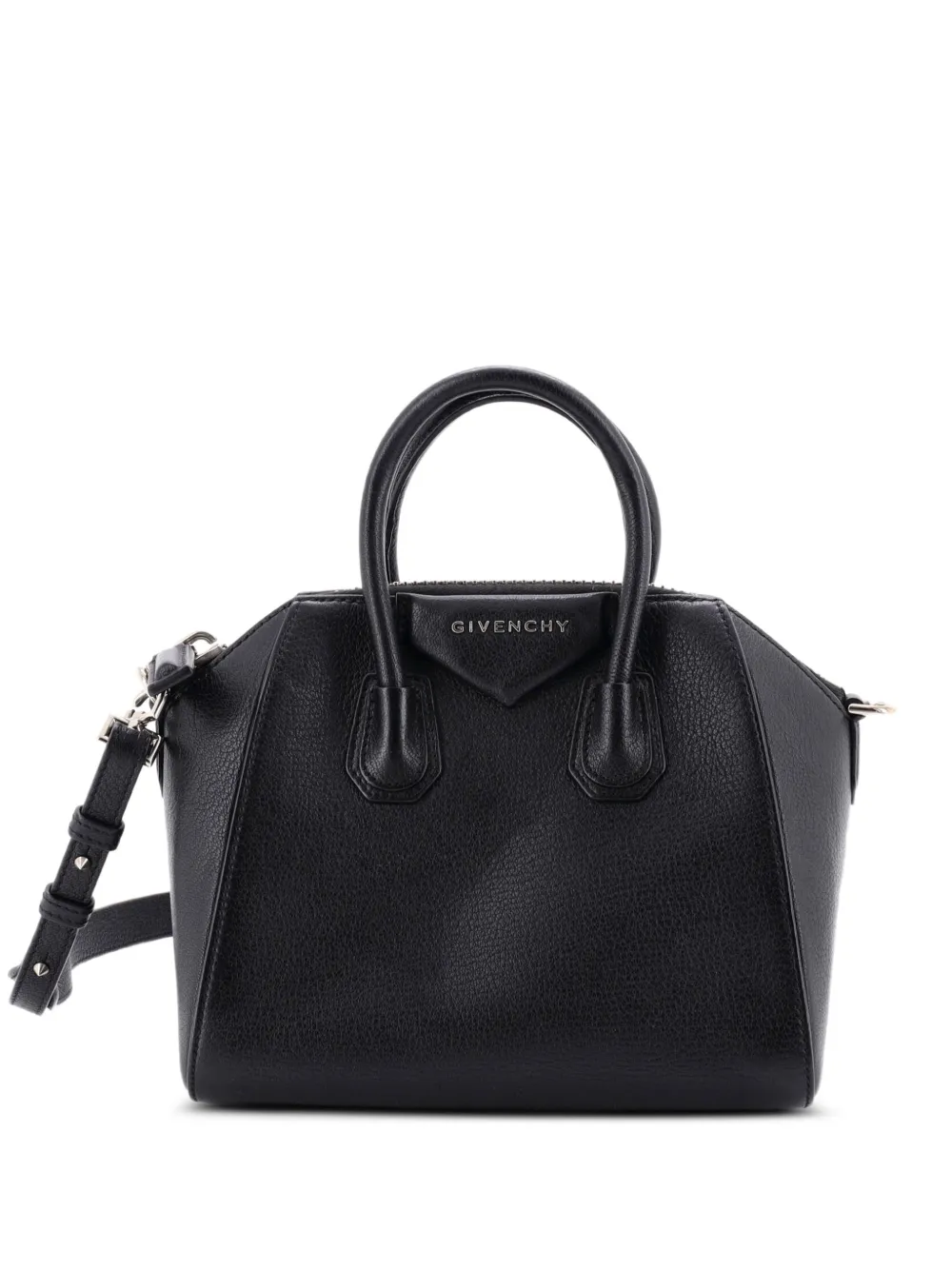 Givenchy Pre-Owned Antigona Bag Leather Mini crossbody bag - Nero
