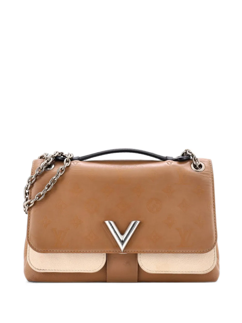 Louis Vuitton Pre-Owned Very Chain Bag Monogram Leather shoulder bag - Nude