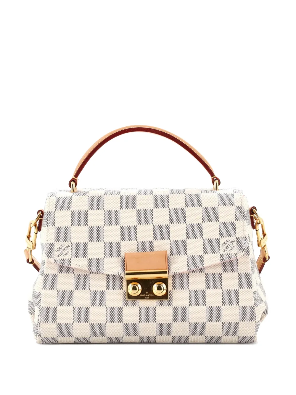 Louis Vuitton Pre-Owned Croisette Handbag Damier crossbody bag - White