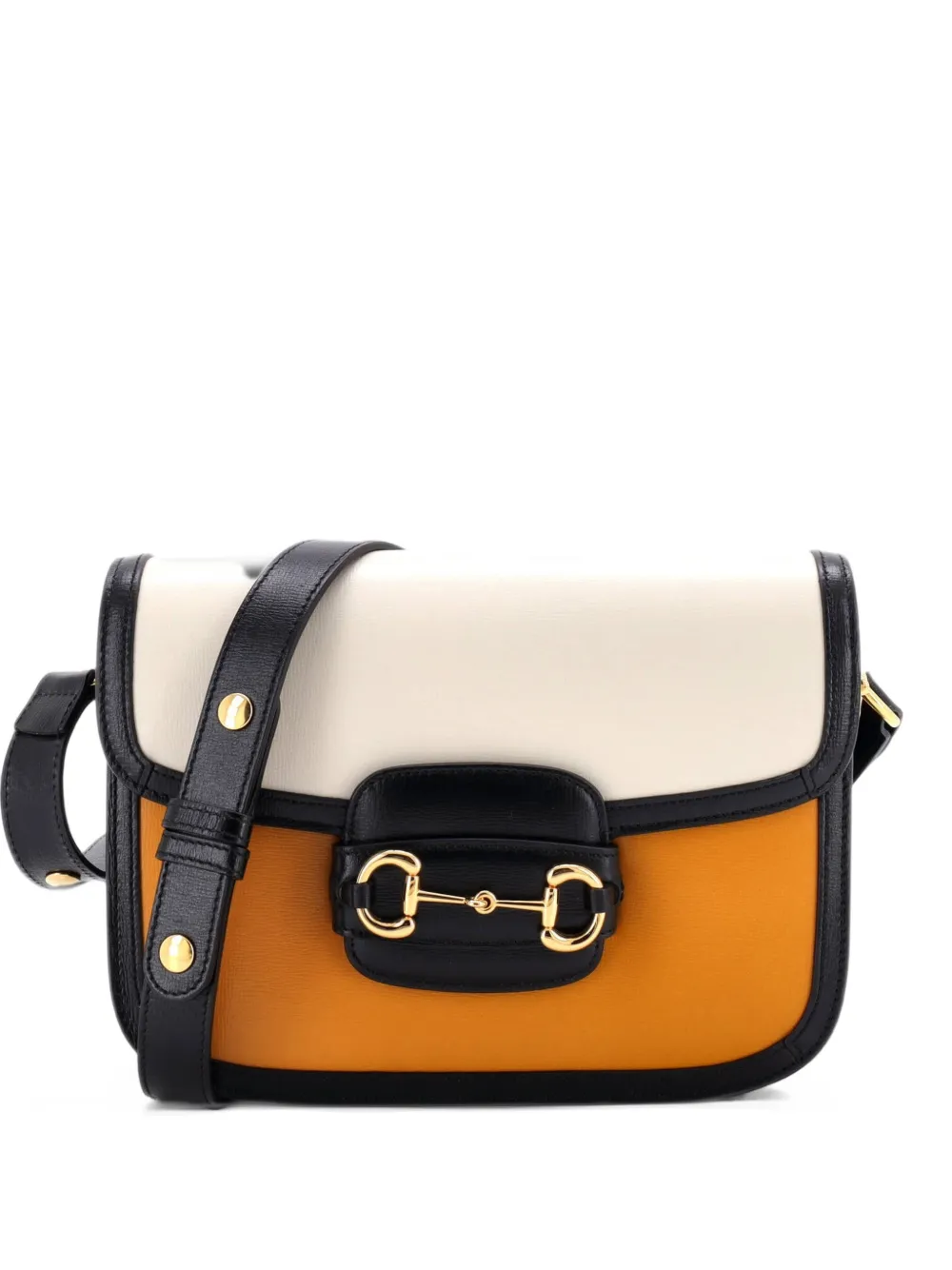 Gucci Pre-Owned Horsebit 1955 Leather Small shoulder bag - Schwarz