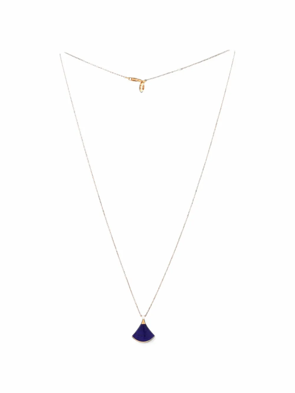 Bvlgari Pre-Owned Divas' Dream Pendant 18K Rose Gold with Lapis Lazuli and Diamond Small necklace - Rosa