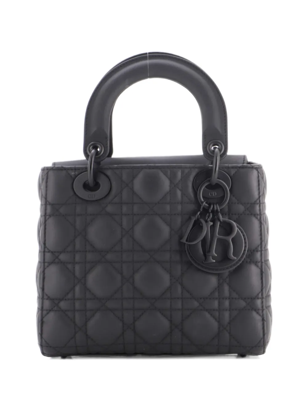 Christian Dior Pre-Owned Ultra Matte My ABCDior Lady Dior Bag Cannage Quilt Calfskin shoulder bag - Schwarz