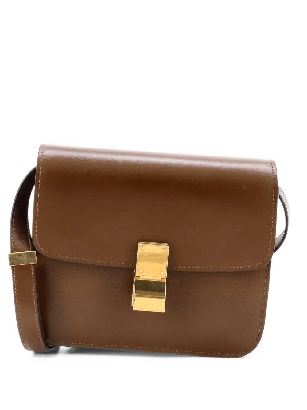 Celine Pre-Owned Classic Box Bag Smooth Leather Teen shoulder bag - Brown