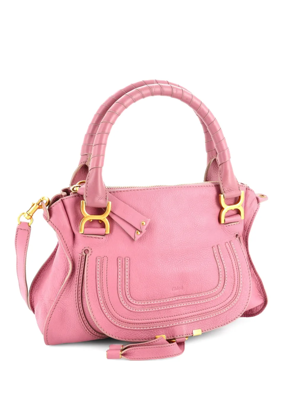 Chloé Pre-Owned Marcie Leather Medium satchel - Pink