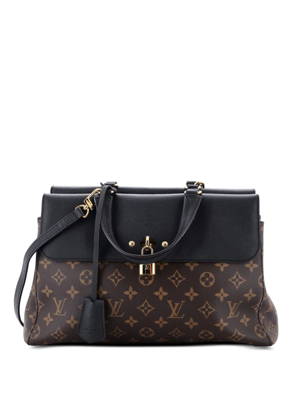 Louis Vuitton Pre-Owned Venus Handbag Monogram Canvas and Leather satchel - Black