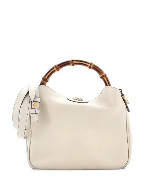 Gucci Pre-Owned lille Diana NM Bamboo tote i læder