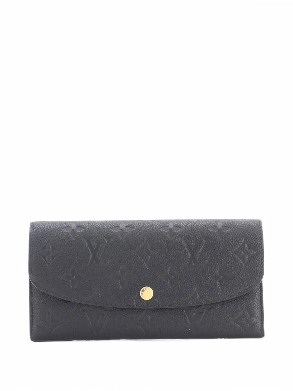 Louis Vuitton Pre-Owned Emilie Wallet Monogram Empreinte Leather small wallets - Nero