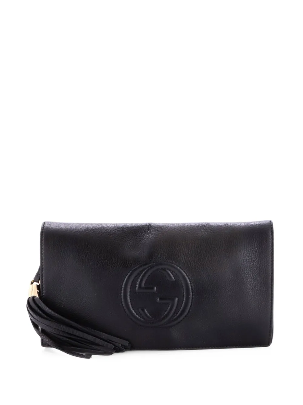 Gucci Pre-Owned Soho Leather clutch bag - Black