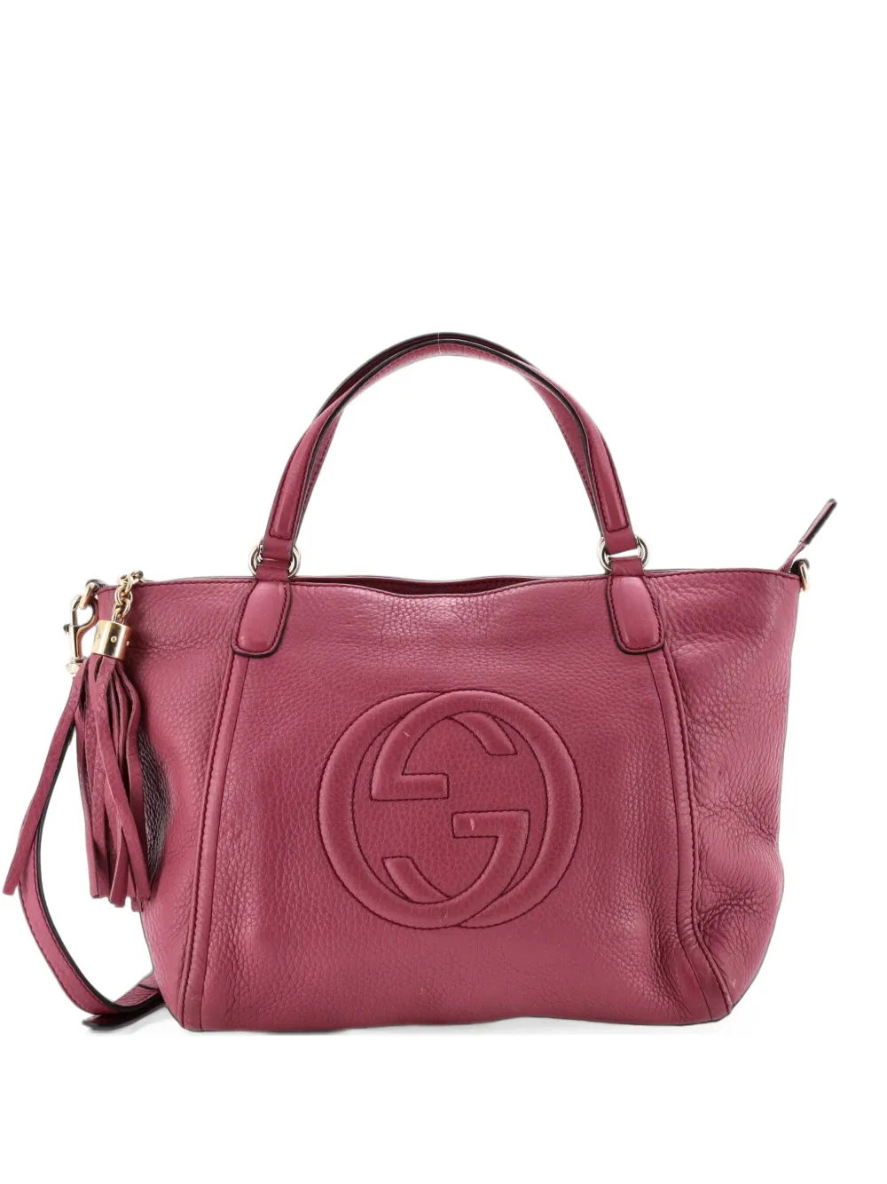 Gucci Pre-Owned Soho Convertible Top Handle Bag Leather Small satchel - Rosa