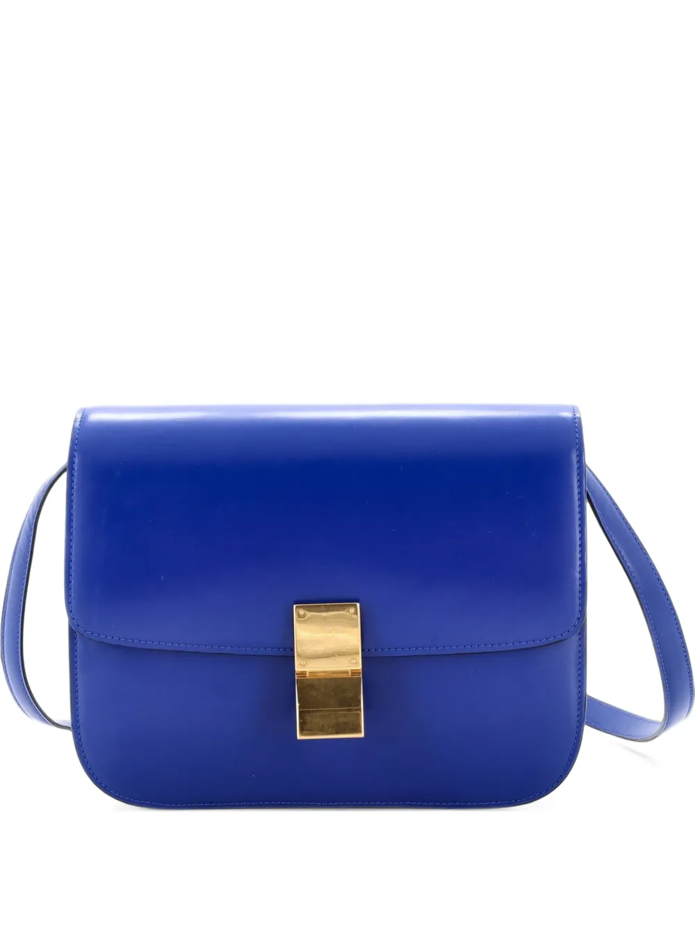 Celine Pre-Owned Classic Box Bag Smooth Leather Medium crossbody bag - Blau