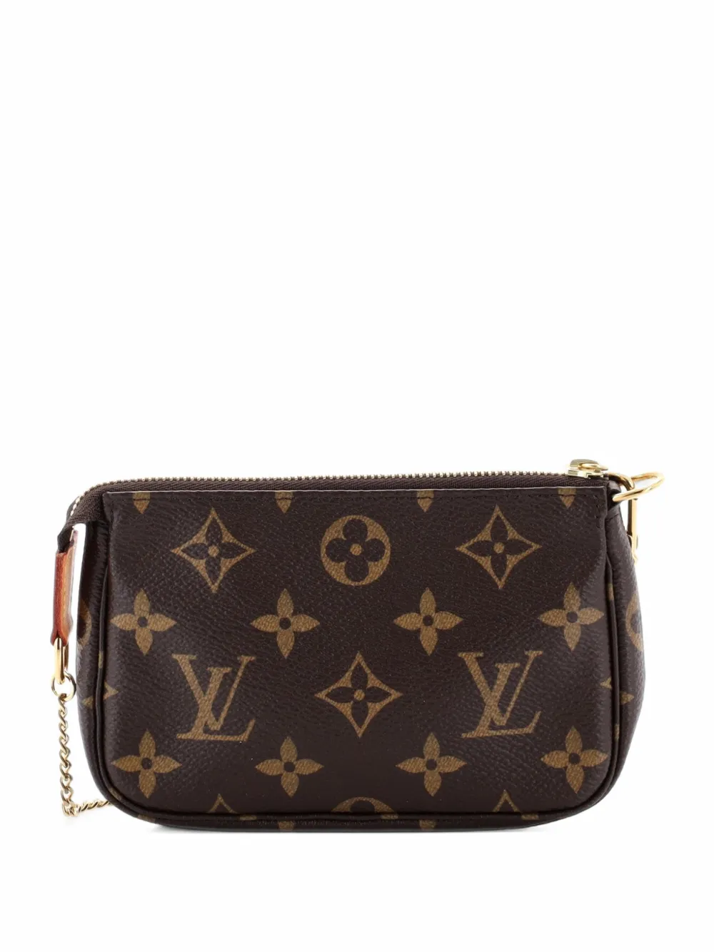 Louis Vuitton Pre-Owned Pochette Accessoires Monogram Canvas Mini clutch bag - Braun