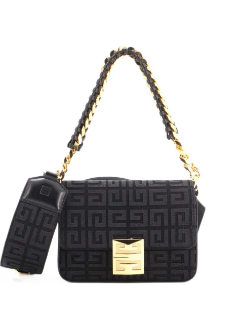 Givenchy Pre-Owned 4G Woven Chain Top Handle Bag 4G Canvas Small shoulder bag
