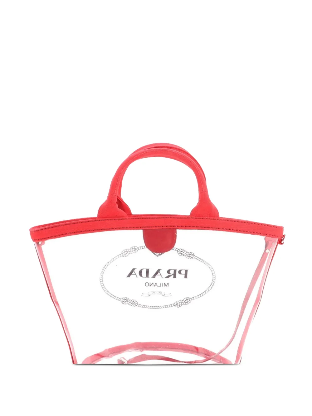 Prada Pre-Owned Logo PVC tote bag - Weiß