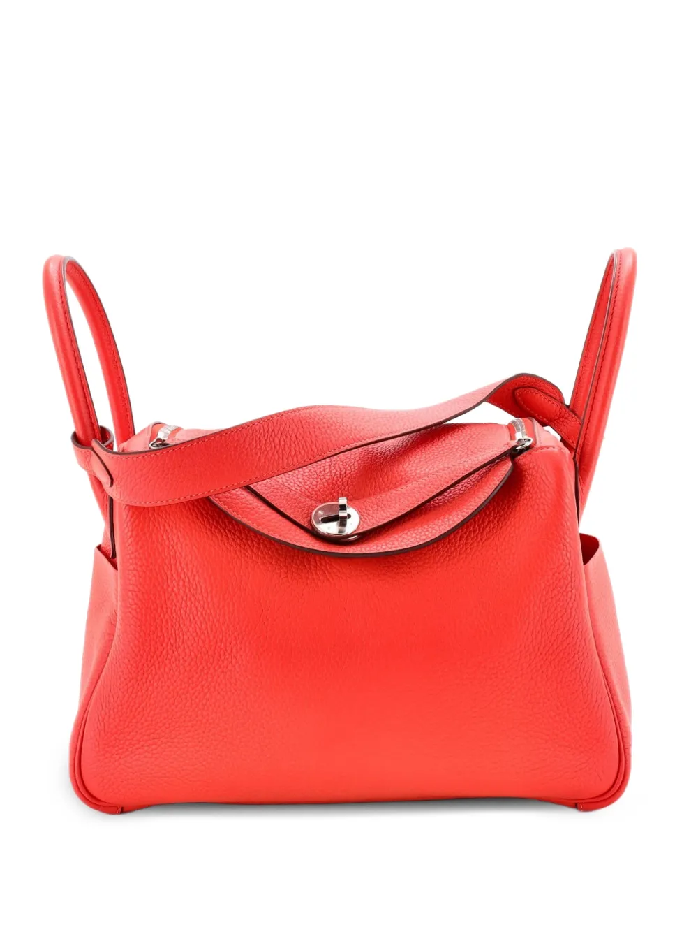 Hermès Pre-Owned Lindy Bag Clemence 30 shoulder bag - Rot