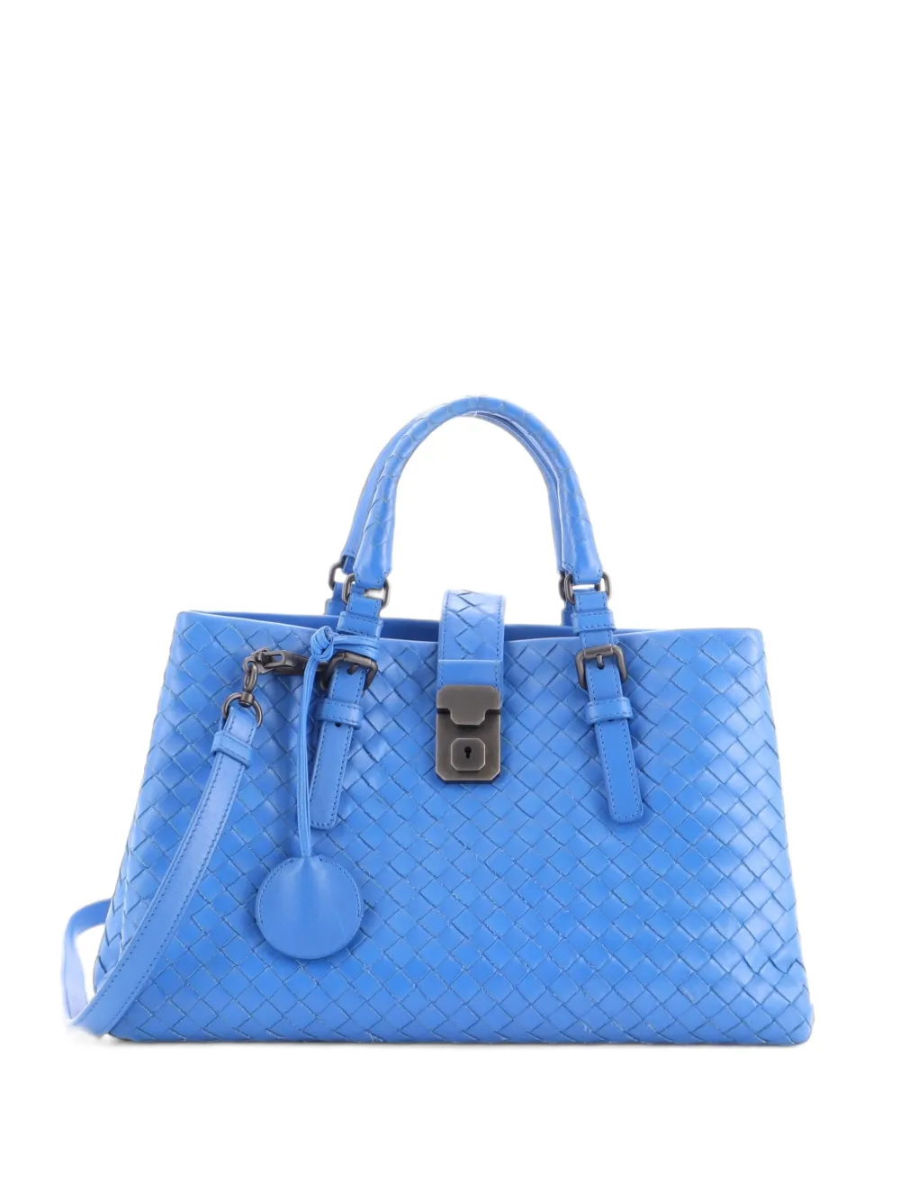 Bottega Veneta Pre-Owned Roma Bag Intrecciato Nappa Small tote bag - Blau