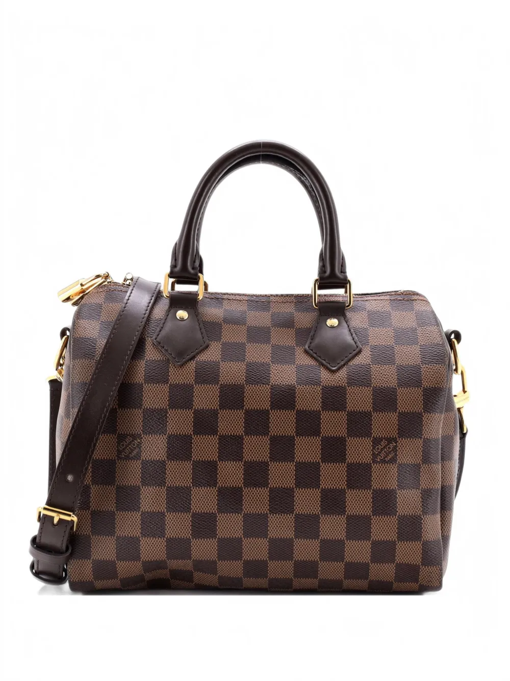Louis Vuitton Pre-Owned Speedy Bandouliere Bag Damier 25 satchel - Marrone