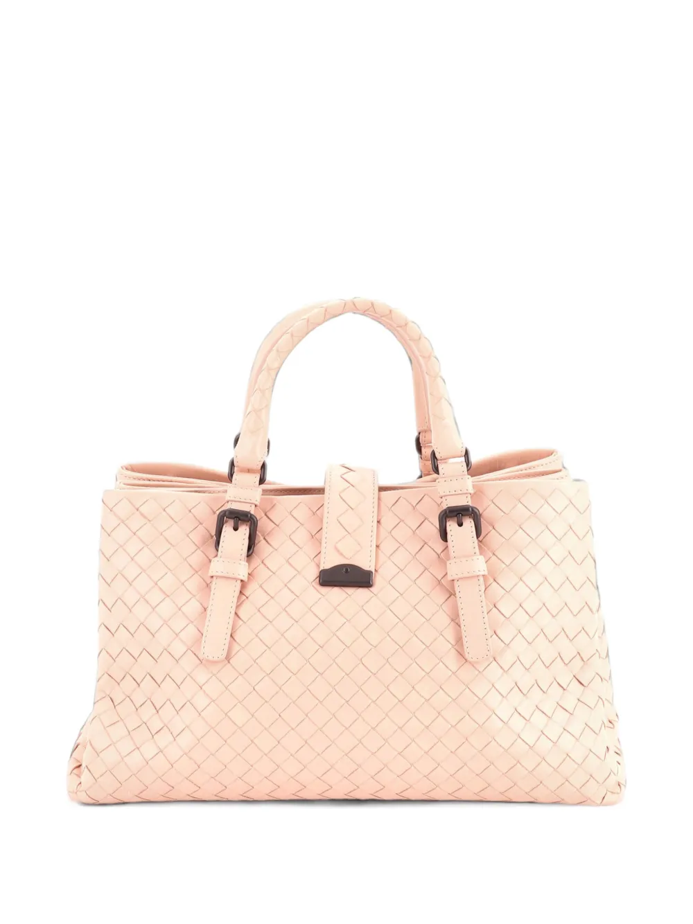Bottega Veneta Pre-Owned Roma Bag Intrecciato Nappa Small tote bag - Rosa