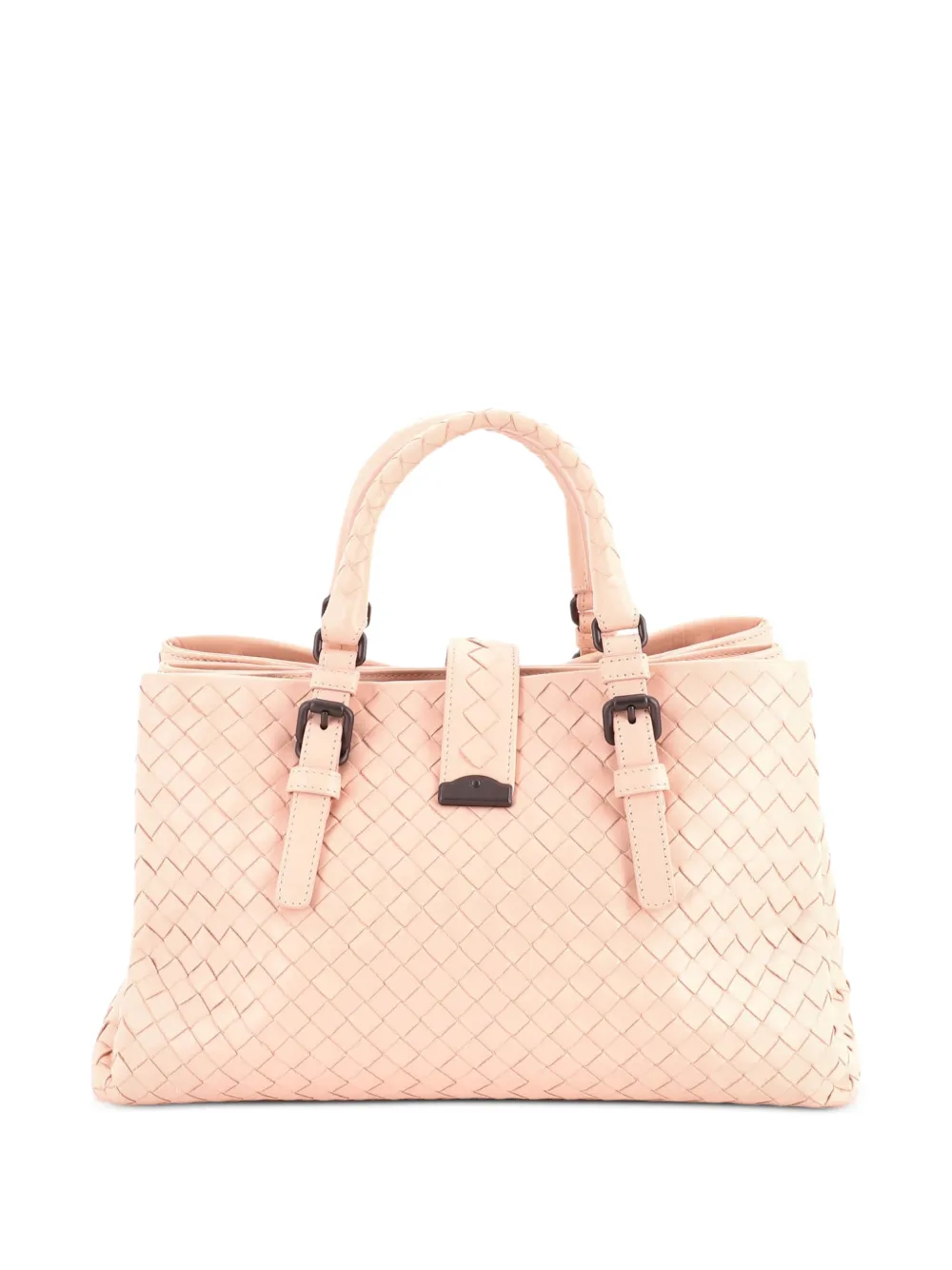 Bottega Veneta Pre-Owned Roma Bag Intrecciato Nappa Small tote bag - Pink