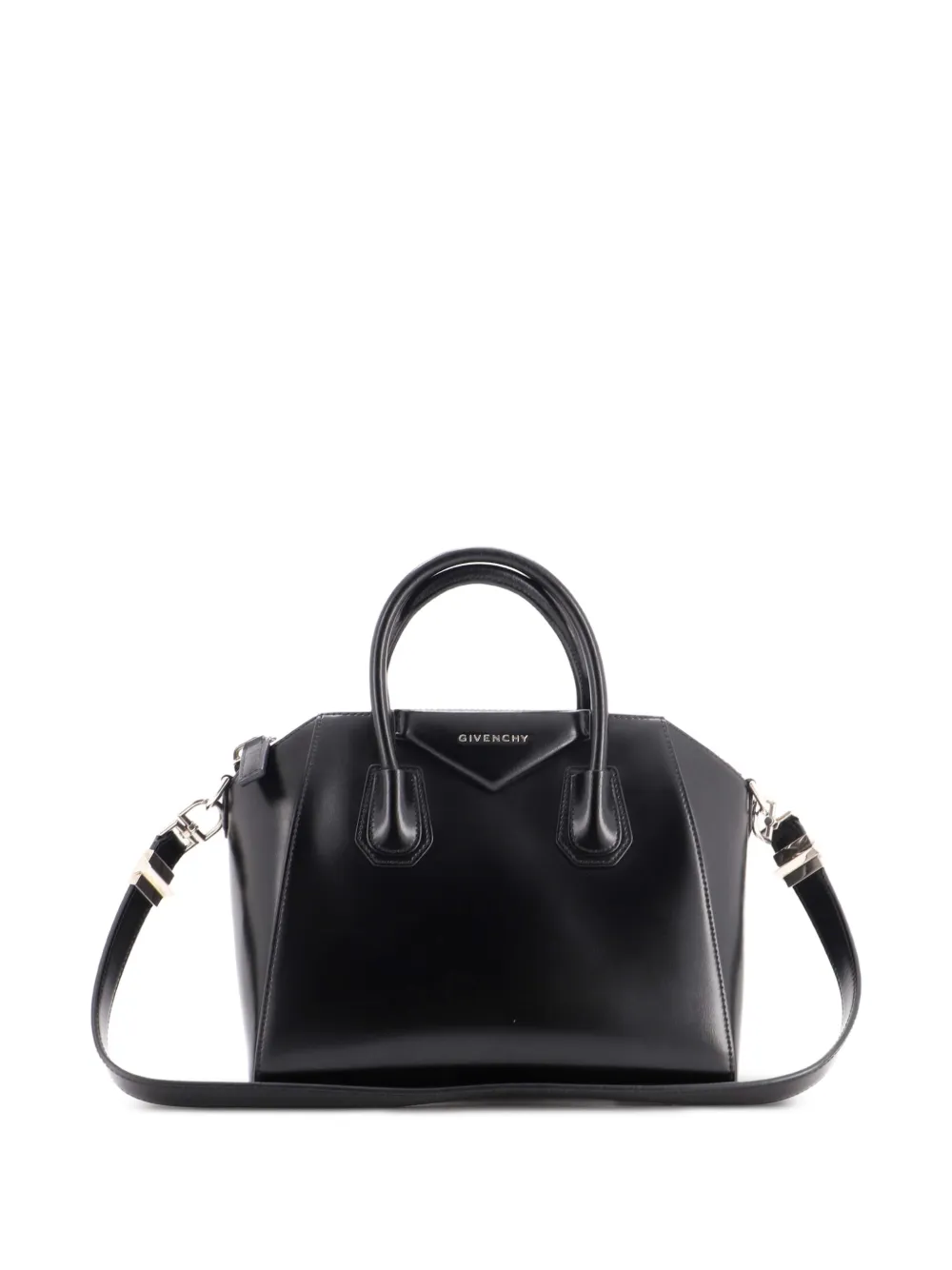 Givenchy Pre-Owned Antigona Bag Glazed Leather Small satchel - Nero