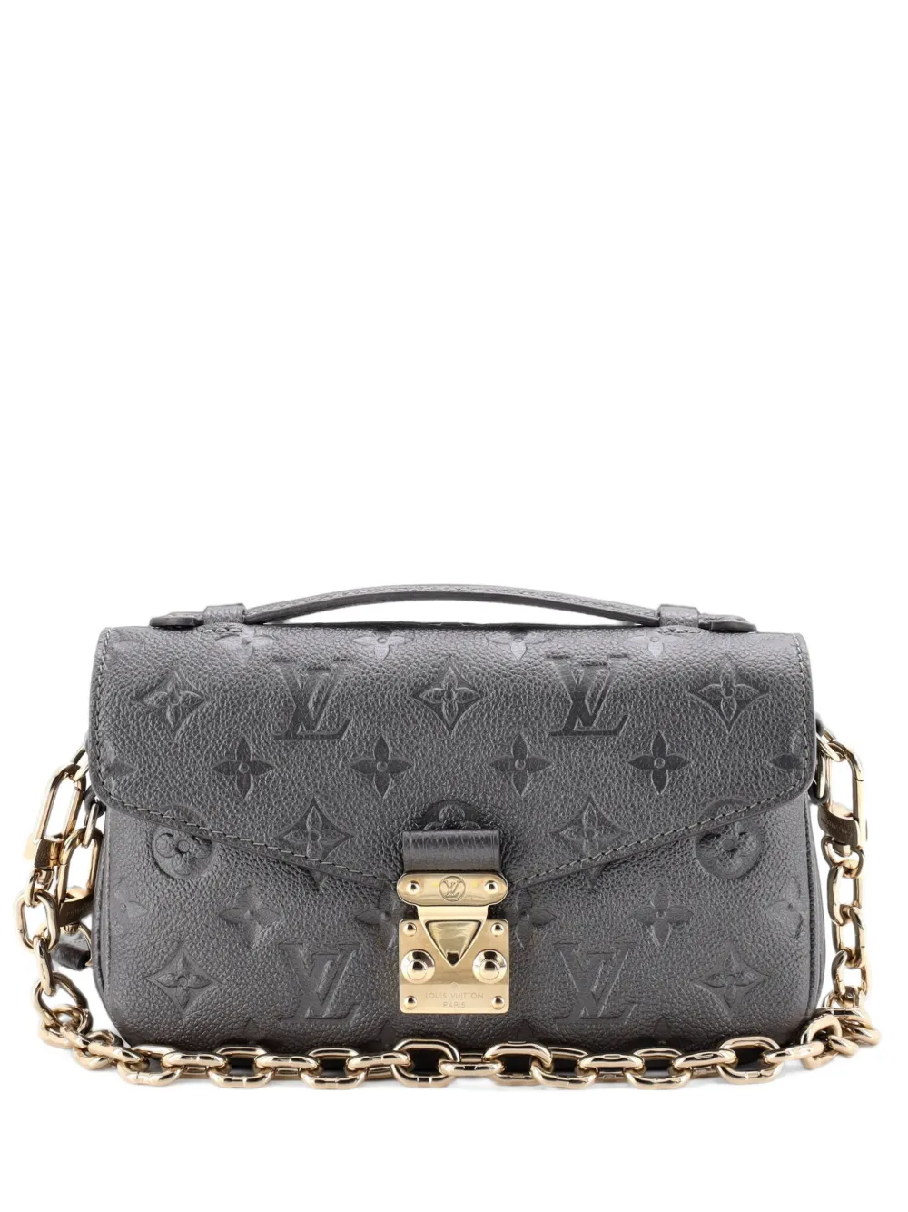 Louis Vuitton Pre-Owned Pochette Metis Monogram Empreinte Leather East West crossbody bag - Grigio