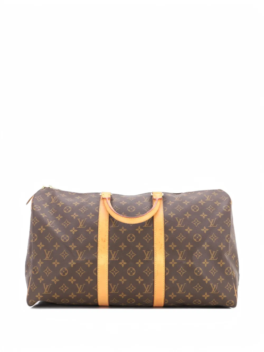 Louis Vuitton Pre-Owned Keepall Bag Monogram Canvas 50 travel bag - Marrone