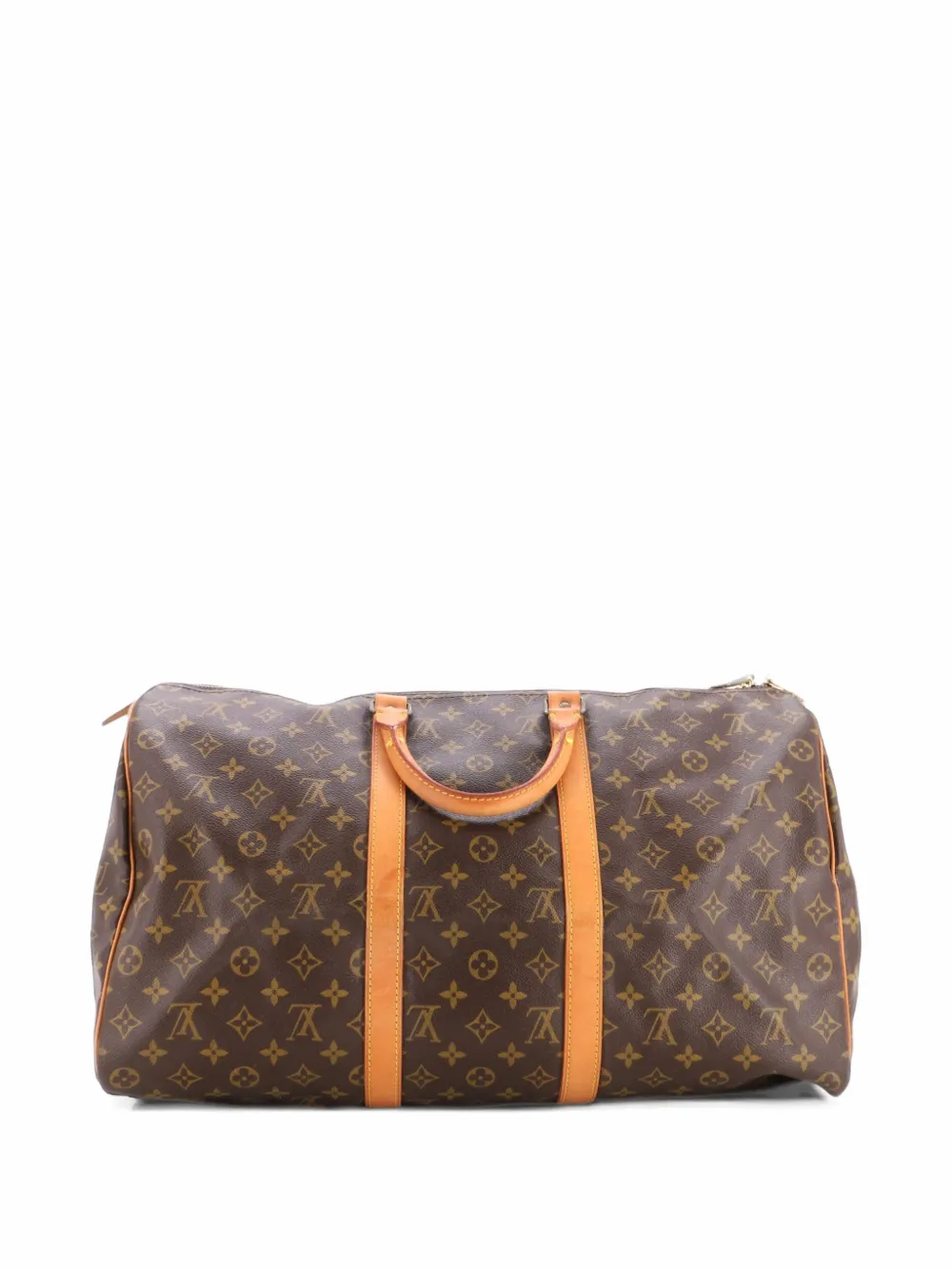 Louis Vuitton Pre-Owned Keepall Bag Monogram Canvas 50 travel bag - Marrone