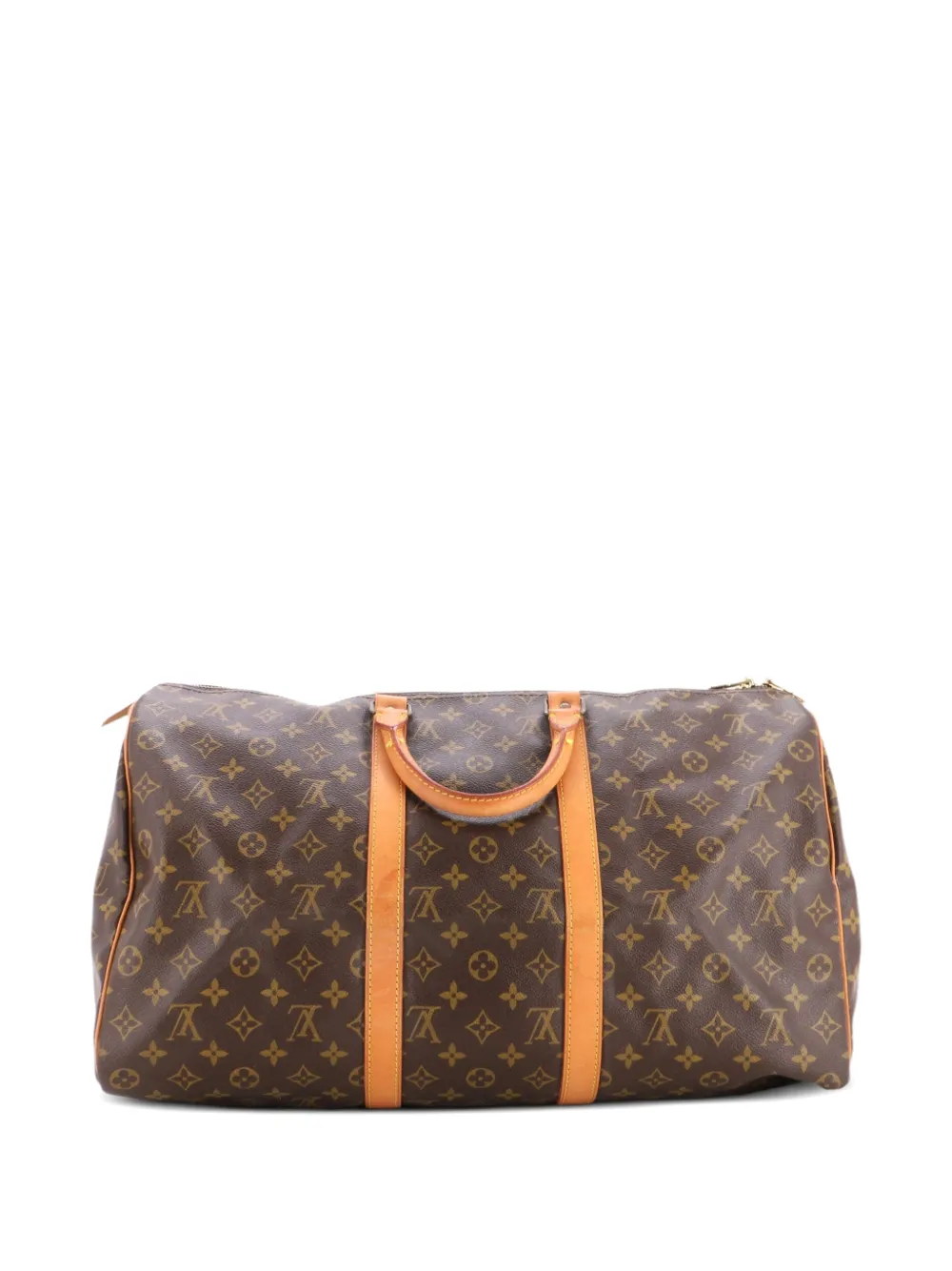 Louis Vuitton Pre-Owned Keepall Bag Monogram Canvas 50 travel bag - Brown