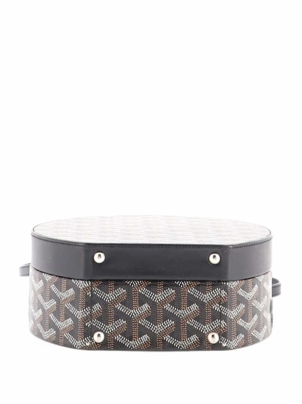 Goyard Pre-Owned Alto Hatbox Bag Coated Canvas satchel - Black