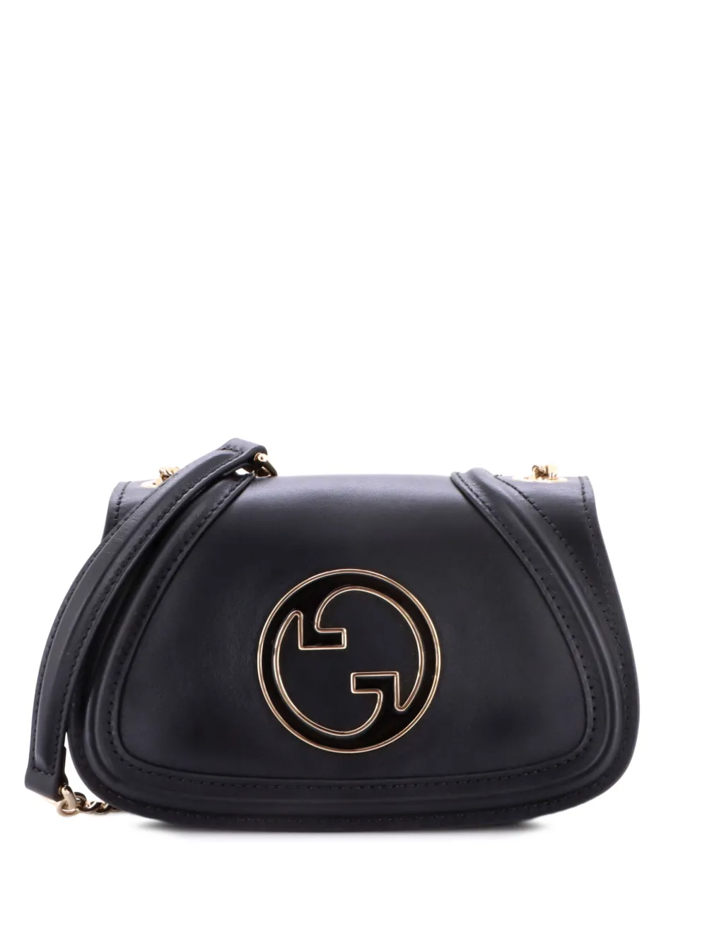 Gucci Pre-Owned Blondie NM Chain Crossbody Bag Leather Small shoulder bag - Nero