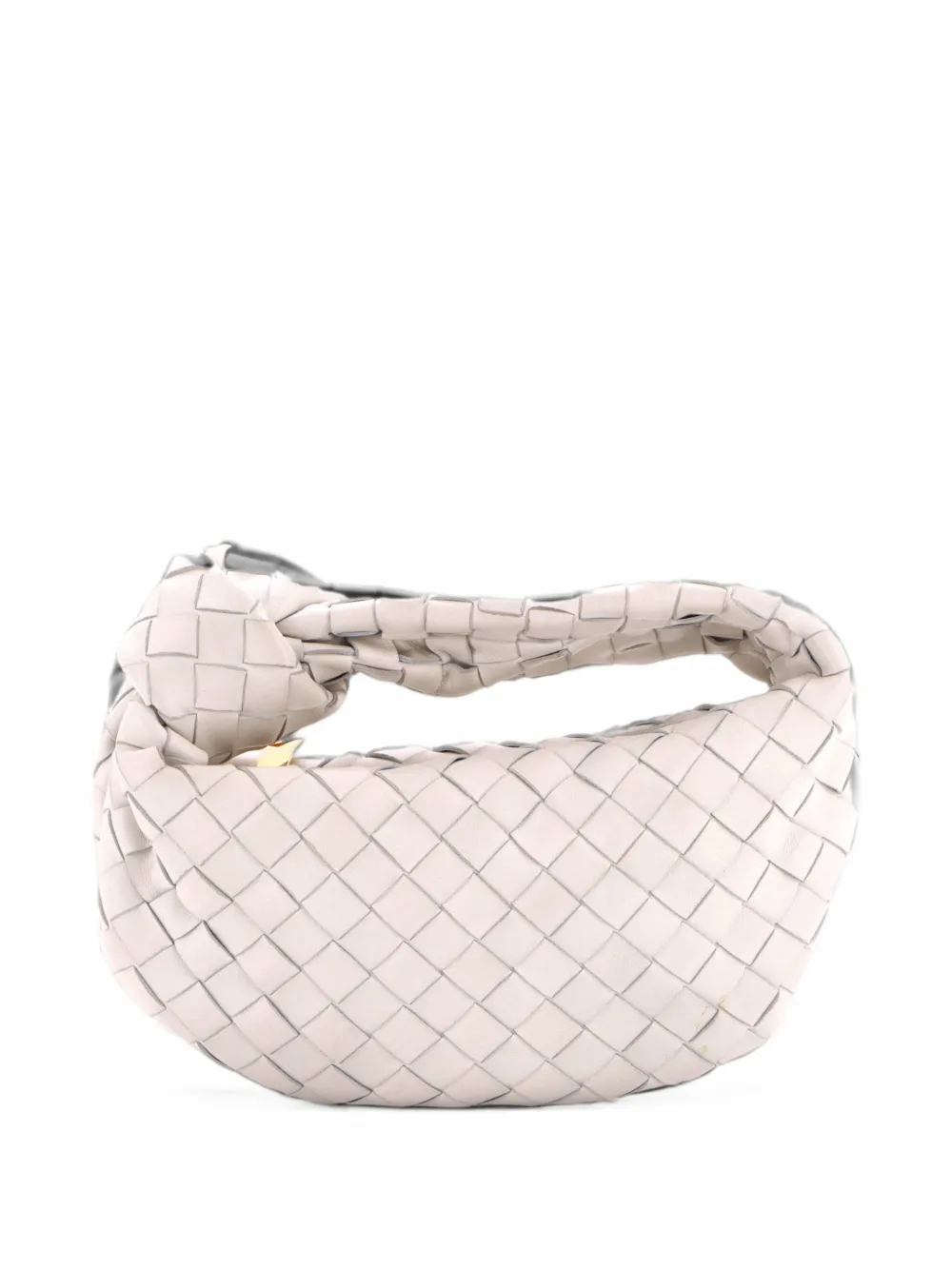 Bottega Veneta Pre-Owned BV Jodie Intrecciato Nappa Mini hobo bag - White
