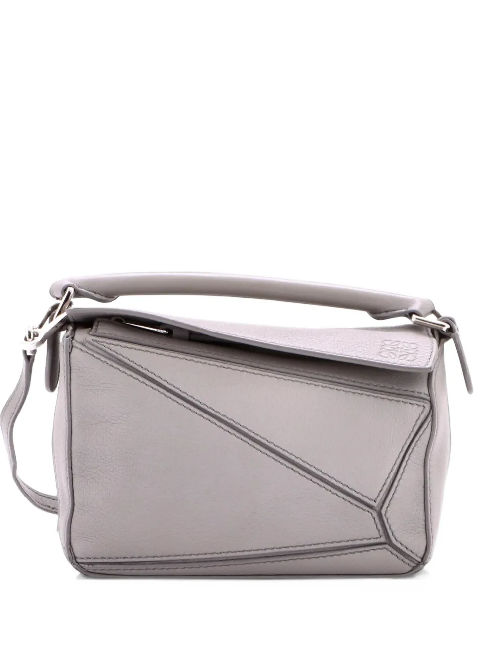 Loewe Pre-Owned Puzzle Bag Leather Mini crossbody bag - Grau