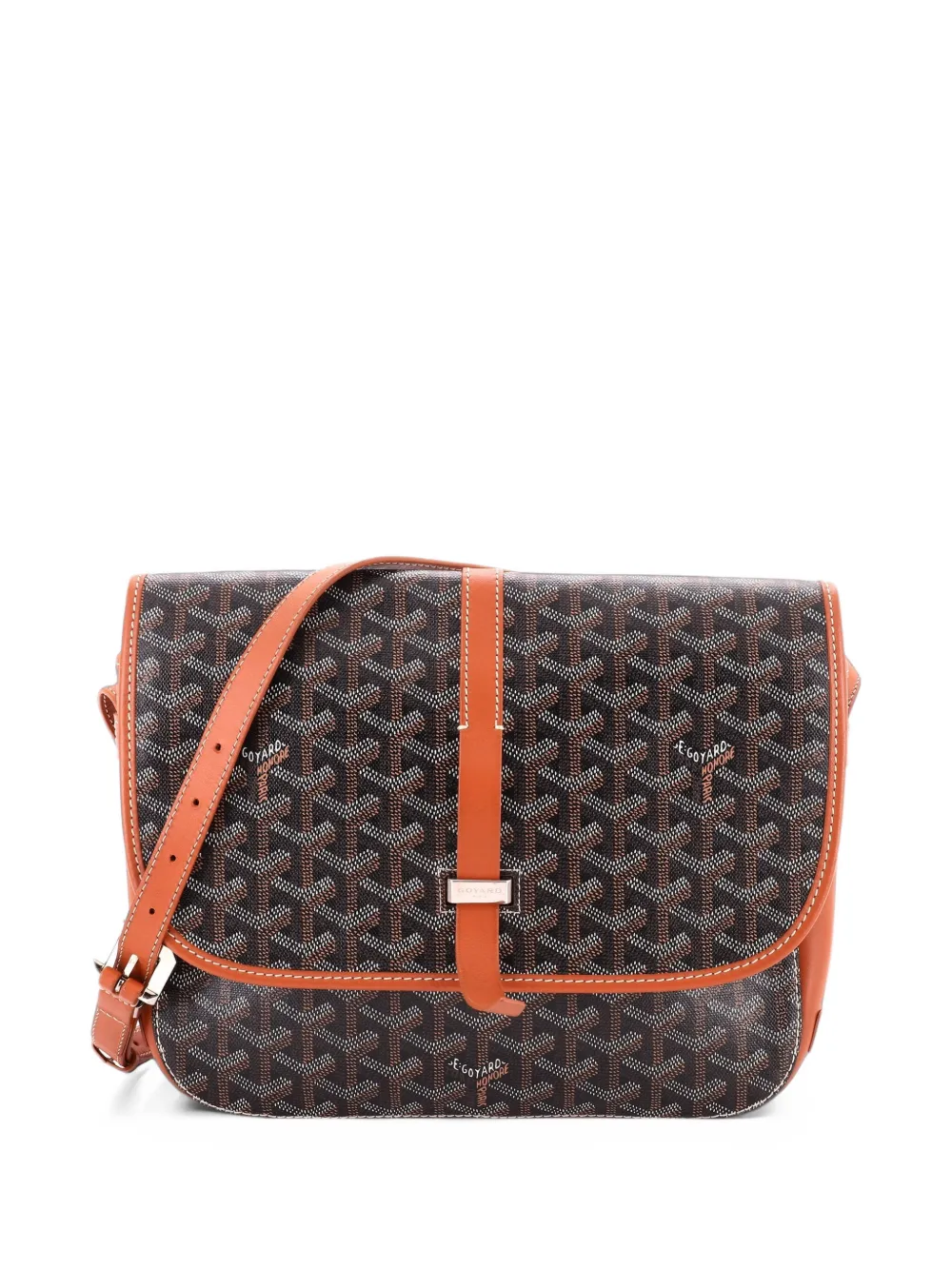 Goyard Pre-Owned Belvedere II Messenger Bag Coated Canvas MM crossbody bag - Braun