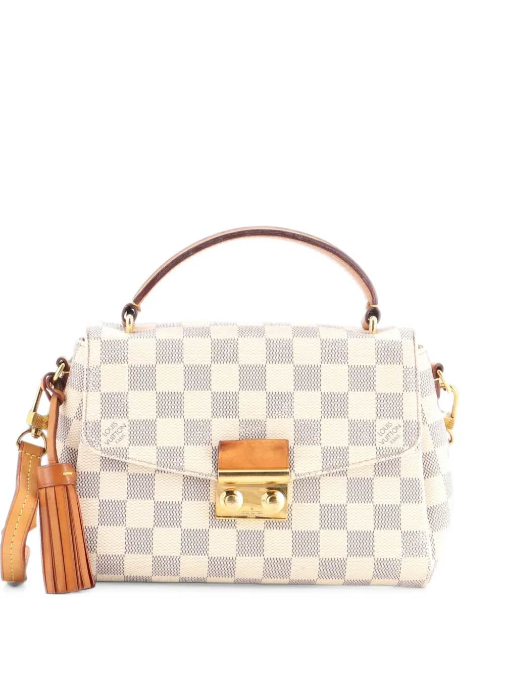 Louis Vuitton Pre-Owned Croisette Handbag Damier crossbody bag - Bianco