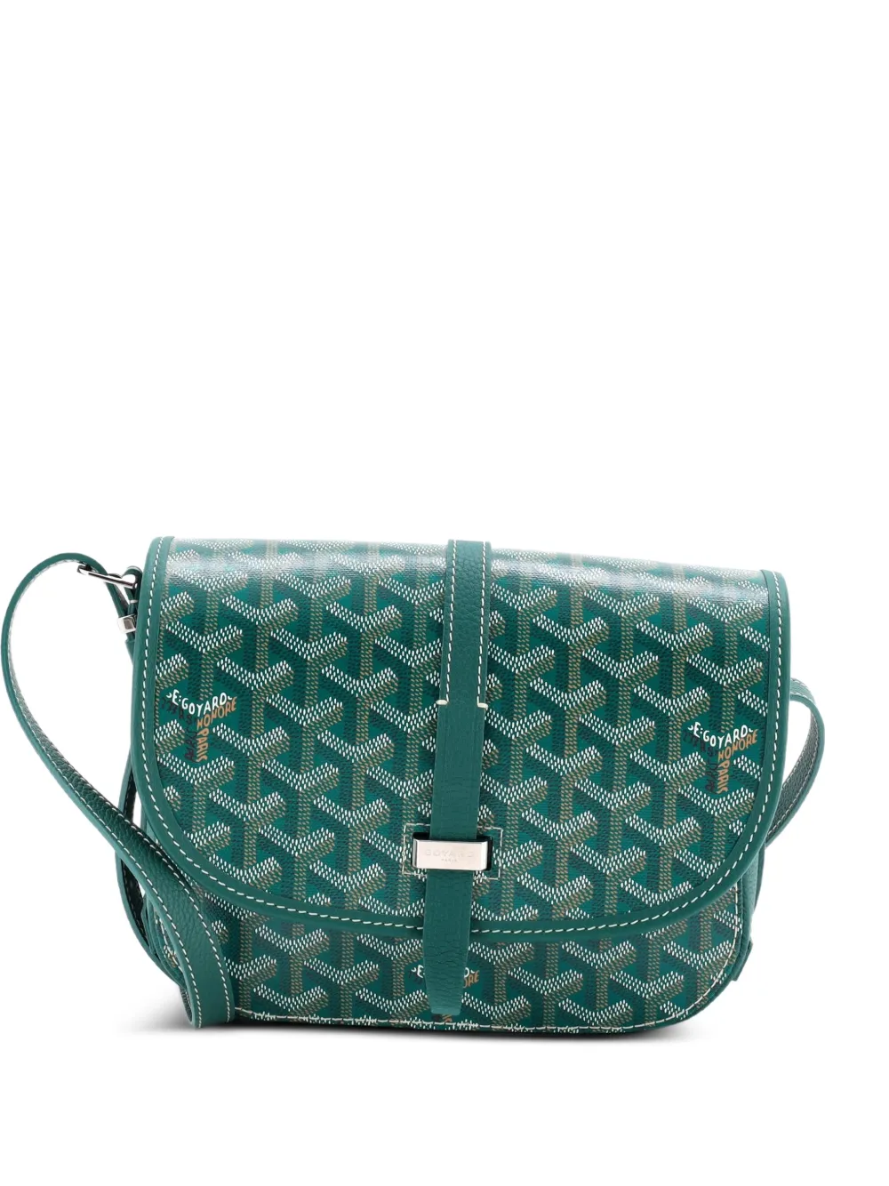Goyard Pre-Owned Belvedere II Messenger Bag Coated Canvas PM crossbody bag - Verde