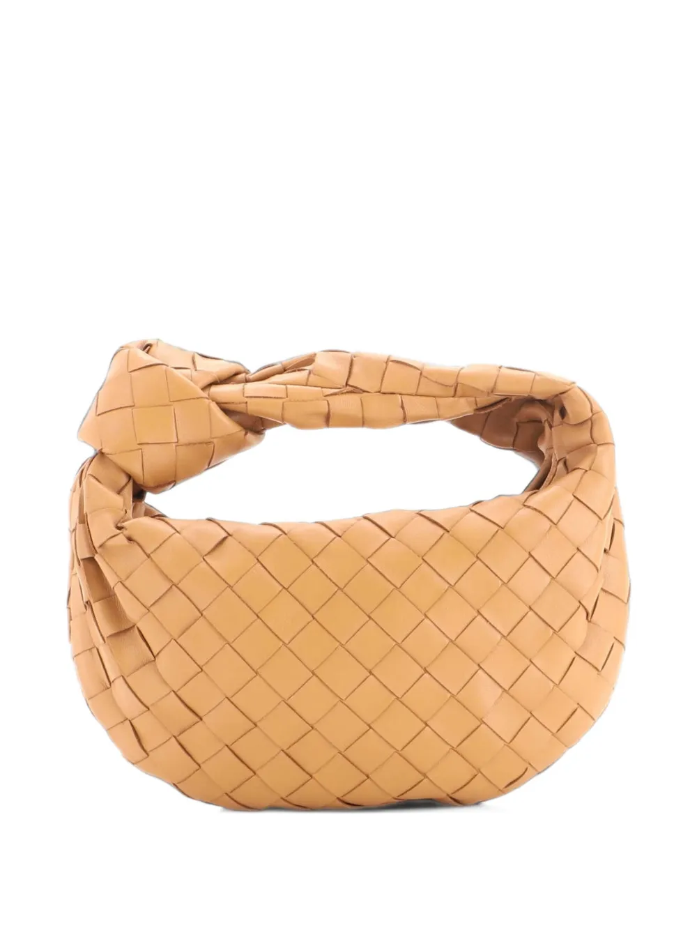 Bottega Veneta Pre-Owned BV Jodie Intrecciato Nappa Mini hobo bag - Braun