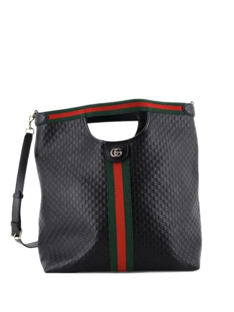 Gucci Pre-Owned Giglio Convertible Shopper Guccissima Leather Large tote bag