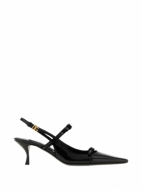Dolce & Gabbana DG logo slingback pumps