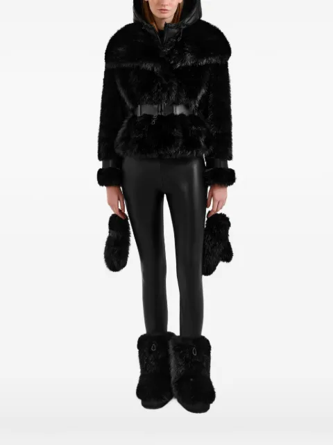 RUDSAK Chloe belted faux-fur coat