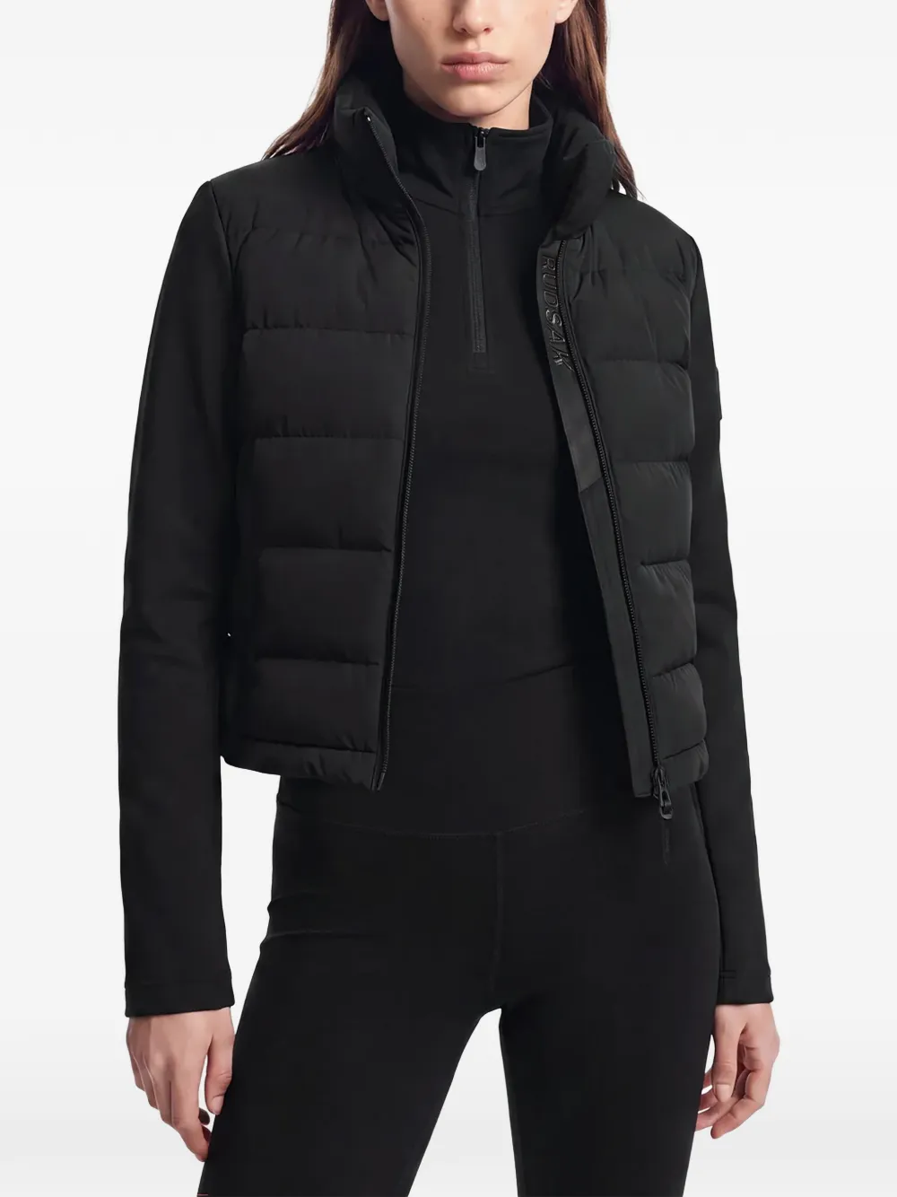 RUDSAK Ausha quilted down jacket Zwart