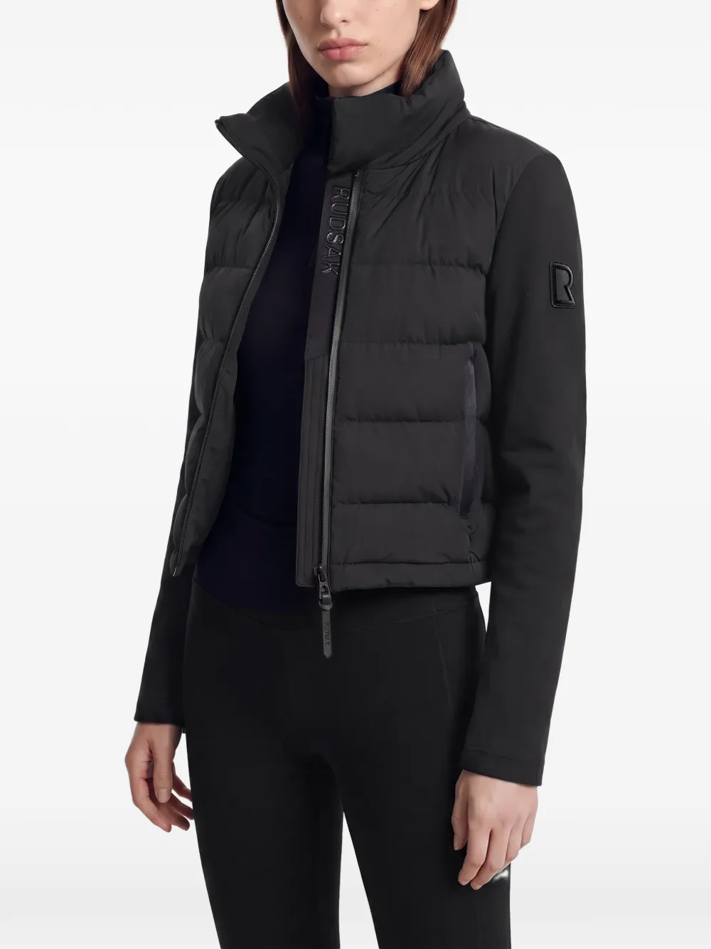 RUDSAK Ausha quilted down jacket Zwart