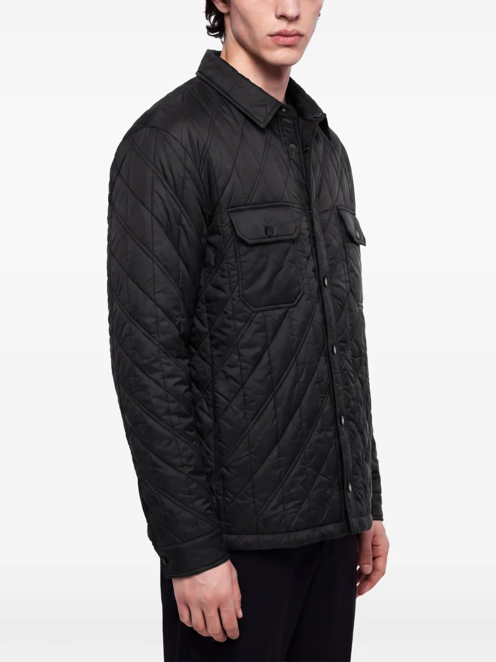 RUDSAK Griffin quilted jacket - Nero