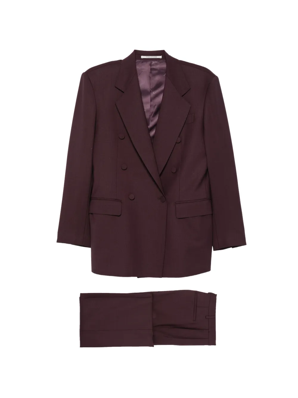Tagliatore double-breasted tailored suit - Viola