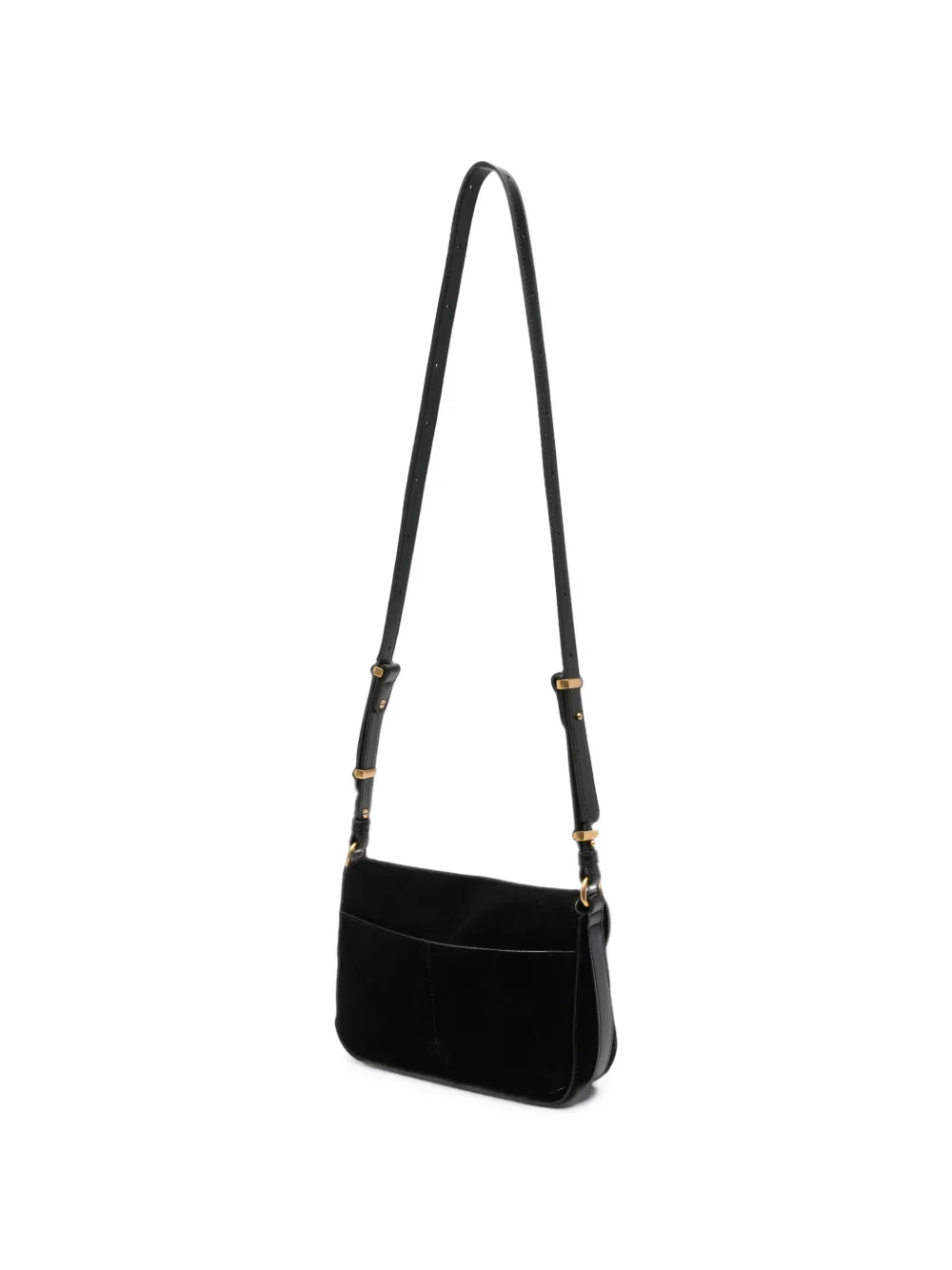 PINKO mini Love Bag suede shoulder bag Zwart