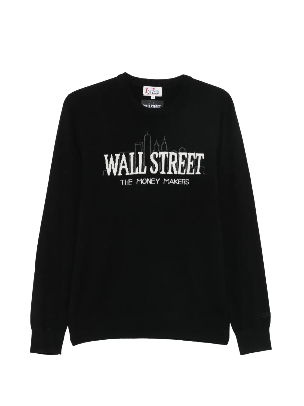 MC2 Saint Barth Heron Light intarsia-knit sweater Zwart