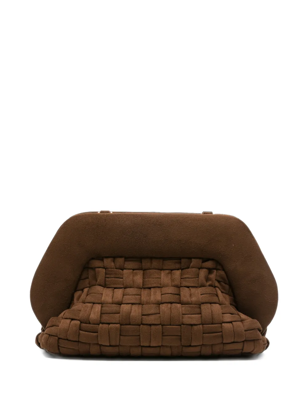 Themoirè Bios clutch bag - Marrone