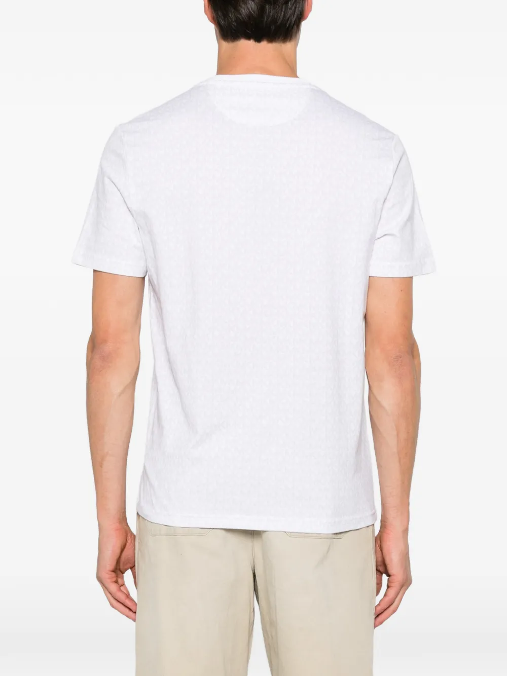 Michael Kors logo-print short-sleeve T-shirt Wit