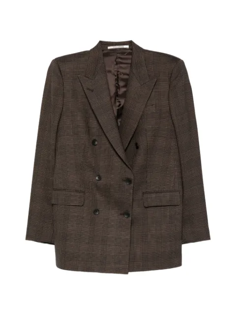 Tagliatore check-pattern double-breasted suit