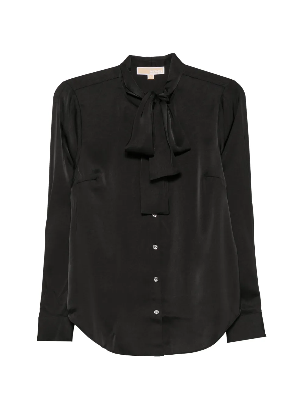Michael Kors pussy-bow button-up shirt - Nero