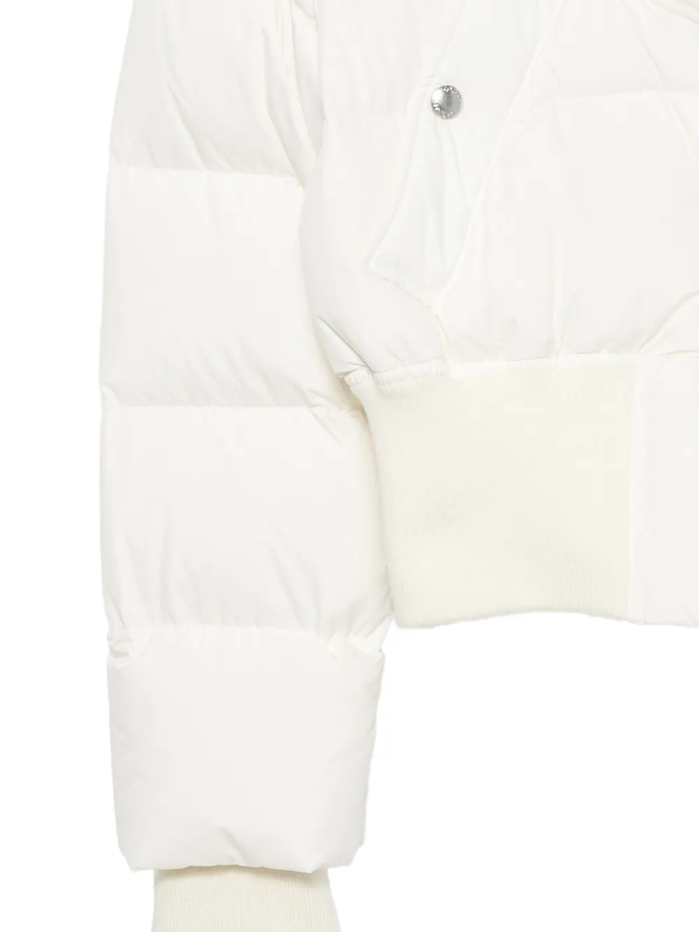 Colmar faux-fur-trim hooded jacket Wit